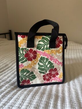 Hawaii Souvenir Insulated Lunch Bag Tropical Hibiscus Floral Cooler Tote Aloha⁠